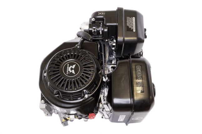 Engine Zongshen GB420 with a power of 13.0 HP and a displacement of 420 cc.
