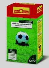 Trávne osivo pre šport a hry Wolf-Garten SG 100, 100m2/2kg