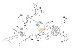 ND STIHL, VIKING Ochranný disk, podložka pre kosačku RM, MB, 6103 704 7910