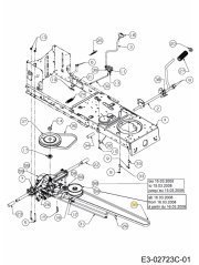 Klinový remeň pojazdu pre záhradný traktor MTD 754-04001A