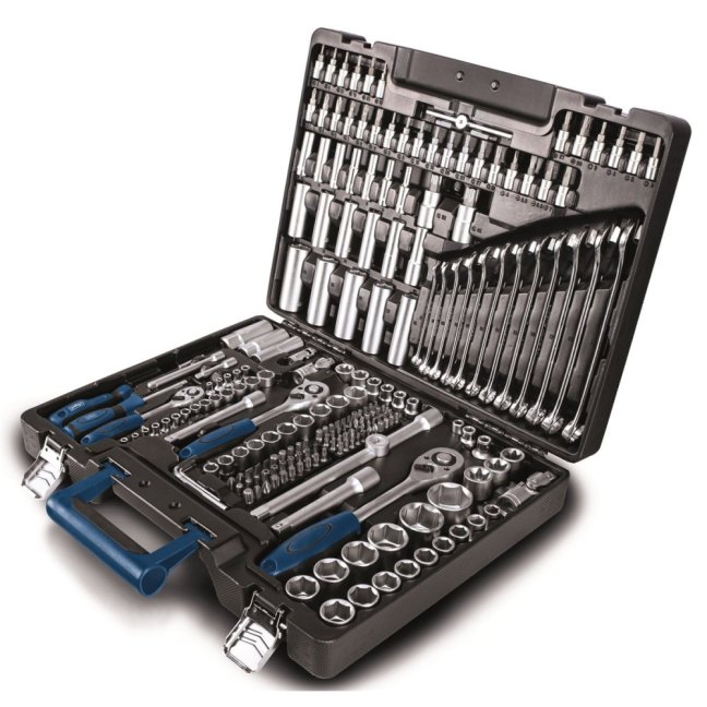 Tool set with case SCHEPPACH TB 217, 217 PIECES