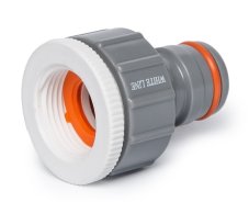 Adaptér na kohútik - WHITE LINE s uzáverom 1 - 3/4" VNZ POWER JET BRADAS WL-2193 (26d)