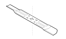 Replacement mower blade 51 cm for Stihl RM 253 and Viking MB 253 series - 6371 702 0101