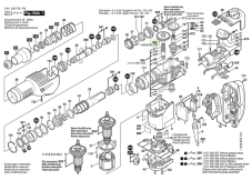 Spojka pro vrtací kladivo BOSCH GBH 7 DE, GBH 7-46 DE, GBH 7-45 DE, 1 617 000 828