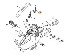 Palivová hadička pre reťazovú pílu STIHL MS 240, MS 260, 1121 358 7700