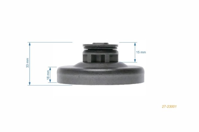 Kuplungdob 3/8″, 6 fogú DOLMAR ES151, ES152, ES161, ES162 / MAKITA UC3000, UC3500, UC3501 láncfűrészekhez, 225223112, 22522311011