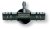 T-piece 1/2"-1/4" Claber 91073, 2 pcs (m19)