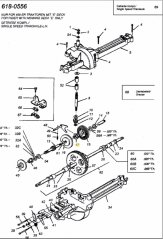 Zubová čelusť pre záhradný traktor MTD 718-0228
