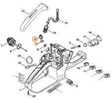 STIHL MS 260, MS 291, MS 440 odvzdušňovač palivovej nádrže - 0000 350 5800
