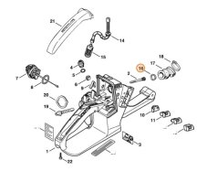 ND STIHL Objimka príruby, pre reťazovú pílu MS 260, MS 441, 1113 141 1805