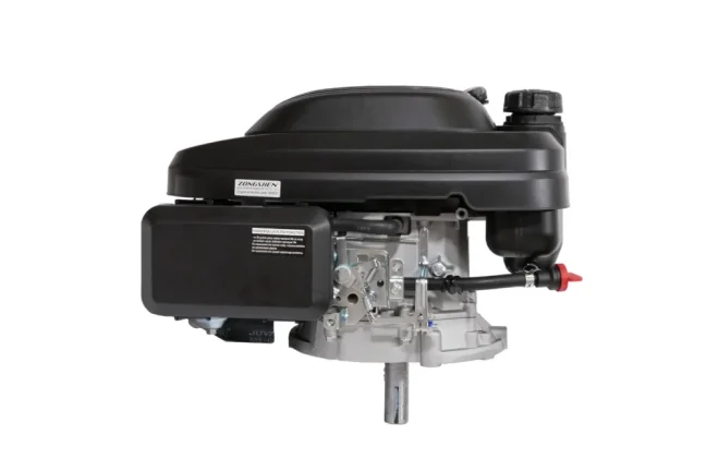 Engine Zongshen XP200A with a power of 6.5 HP and a displacement of 196 cc, vertical shaft.
