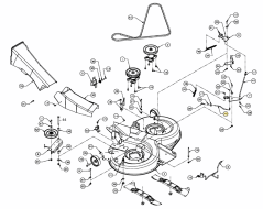 Tiahlo brzdy kosenia pre záhradný traktor MTD Optima LN 200 H, WOLF-Garten Select 105.155 T, Cub Cadet LT3 PR105, 747-04776
