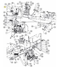 ND MTD Feszítő görgő, szíjtárcsa kerti traktorhoz 756-04324