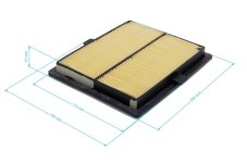 ND ZONGSHEN Air Filter 218 mm x 163 mm x 28 mm pre motory Zongshen GB680, 100051854