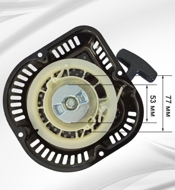 Recoil starter for HECHT 7100, 796 rotary tillers (168F, 170F) - 710006003
