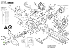 Skrutka pre okružnú pílu BOSCH GKS 85, GKS 85 G, GKS 235 Turbo, 1 619 P01 634