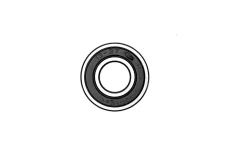 ND GP Guľôčkové ložisko 17 mm x 40 mm x 12 mm FAG 6203-2HRS pre motorové píly krovinorezy a ďalšiu záhradnú techniku, 16-06001