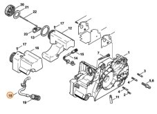 Palivová hadička pre reťazovú pílu STIHL MS 180, MS 170, 017, 018, 1130 358 7701