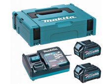 Akumulátor sada s nabijačkou MAKITA 2 x BL4040+DC40RA 40V XGT, 191J97-1