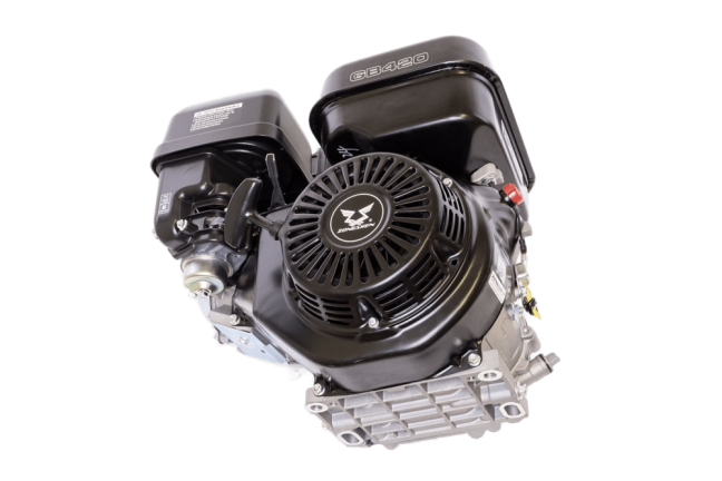 Engine Zongshen GB420 with a power of 13.0 HP and a displacement of 420 cc.