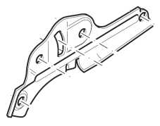 Krycia doska pre reťazovú pílu MAKITA / DOLMAR 109, 110i, 115, DCS430, DCS520, 027213111