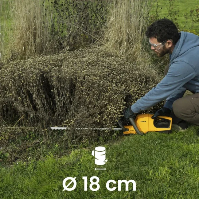 Akumulátorový plotostrih STIGA HT 100e Kit, akumulátor a nabijačka v cene