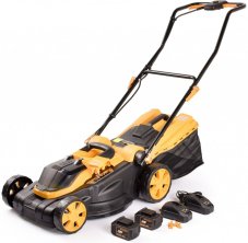 Battery lawn mower RIWALL RALM 3820 SET with batteries and charger AM18E2001003B