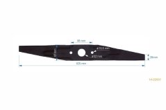 Žací nôž mulčovací 53cm pre Honda HRX 537, HRX 537 C1, HRX 537 C2, HRX 537 C2, HRB 535, HRD 536, IZY 53, 14-02001
