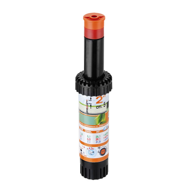 Výsuvný sprayový postrekovač s tryskou Claber 90053, 180°, výsuv 5 cm (m23)