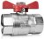 AQUATEAM ball valve 3/4" female-female water butterfly (7d)