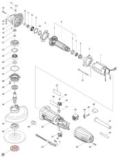 ND MAKITA Prírubová matica 45mm, 224554-5