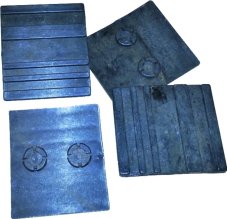 Plastové voditká sada 4ks pre štiepačku SCHEPPACH HL,76x85mm, 3905301015