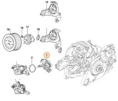 ND STIHL Nosič karburátora pre reťazovú pílu MS 271, MS 291, MS 261, 1141 120 0901