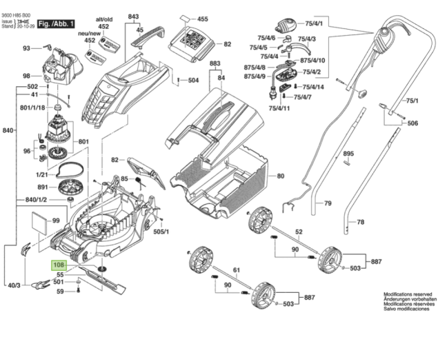 ND BOSCH Veko csapágy a ROTAK 32 Ergoflex, ARM 32 R, ROTAK 32 fűnyíróhoz, F 016 L66 689