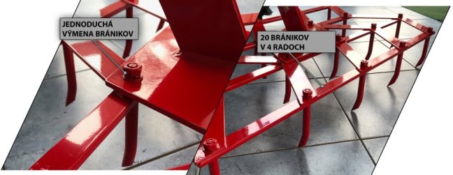 Brány hrebeňové BT 800 šírka 100 cm VARI/AGZAT/GUDE