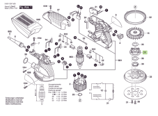 Ložiskové teleso pre excentrickú brúsku BOSCH GEX 125-1 A, GEX 125-1 AE, 2 609 100 862