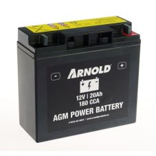 ARNOLD/MTD 20Ah/12V akkumulátor, SLA/VRLA, AGM technológia a kerti traktorhoz, jobboldali csatlakozóval, 5032-U3-0010