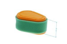 ND GP Vzduchový filter 117 mm x 77 mm x 55 mm pre motory Briggs & Stratton DOV 700 s výkonom 6,0 HP, 792038, 790388