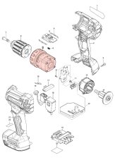 MAKITA DDF485 sebességváltó, 127324-0