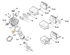 Tesnenie valca pre reťazovú pílu STIHL MS 260, MS 240, 024, 026, 1118 029 2306