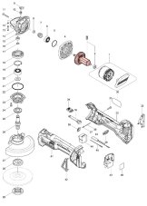 ND MAKITA Rotor, DGA504, DGA506, DSC250, 510329-1